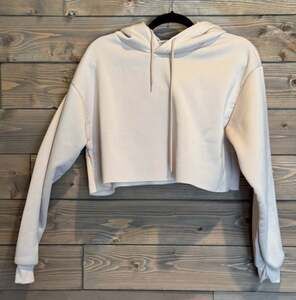 Unbranded Tan Cropped Hoodie M